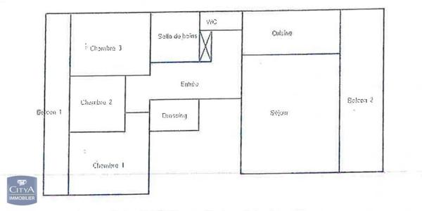 Appartement à louer 4 pièces 89.38m²