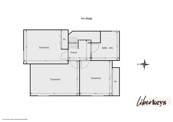 Duplex de 81 m² avec terrasse – 3 chambres – Box fermé