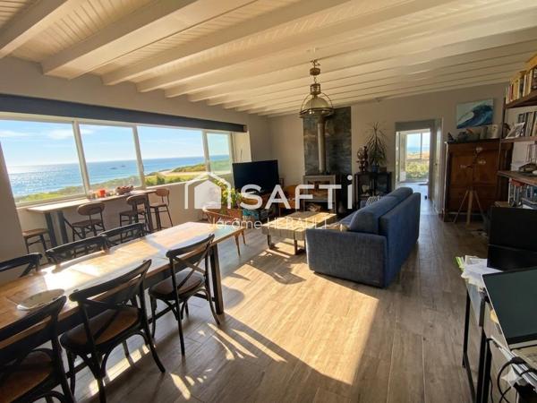 Rare - Vue mer imprenable : maison rénovée 148m²