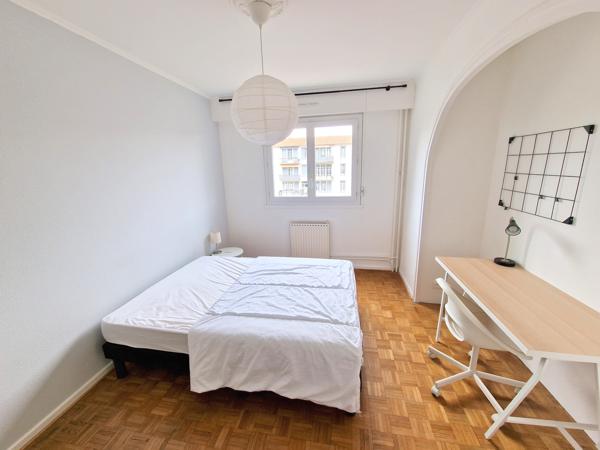 COLOCATION d une Chambre meublée sur OULLINS - Tout est compris ! Disponible !