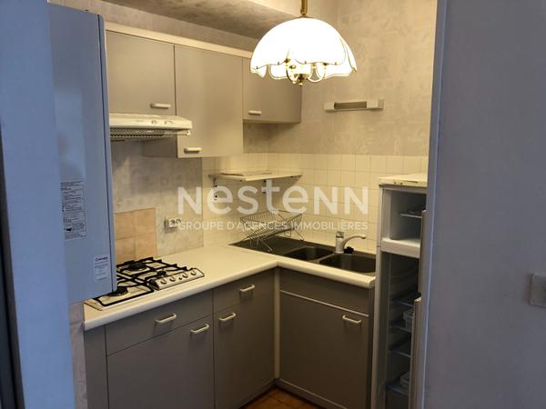 A louer, Vannes, appartement T2 37.40m², rdc avec terrasse et parking