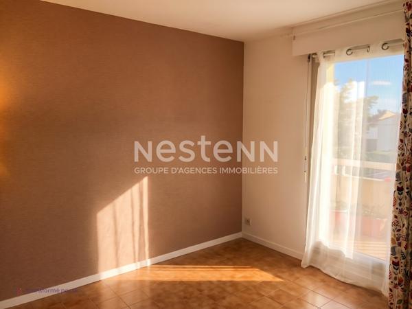 A louer, Vannes, appartement T2 37.40m², rdc avec terrasse et parking