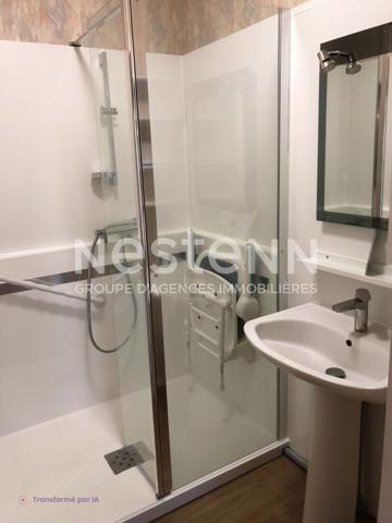 A louer, Vannes, appartement T2 37.40m², rdc avec terrasse et parking