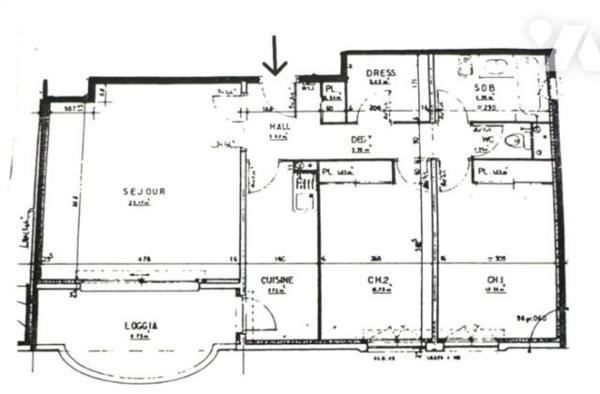SAINT-RAPHAËL
Agréable Appartement T3 de 73,85m2 LOI CARREZ avec Loggia d'env. 8,75 m2 + BOX fermé.