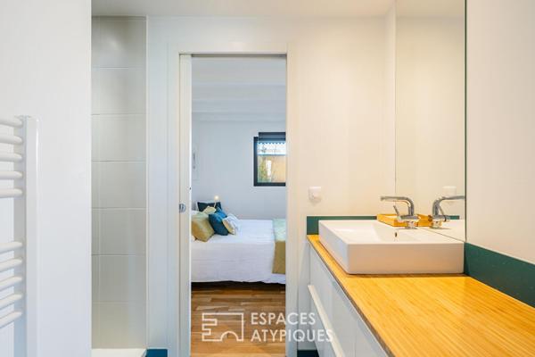 Ancien hangar sublimé en loft d’exception avec jardin intimiste