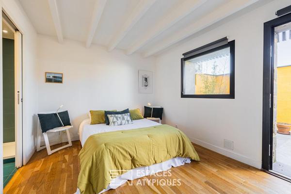 Ancien hangar sublimé en loft d’exception avec jardin intimiste