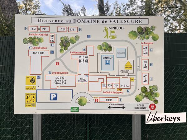 T2 fonctionnel dans résidence de vacances  au coeur des golfs 