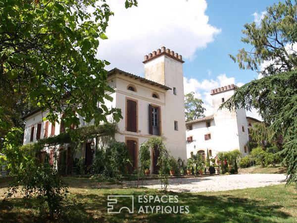 Château aux inspirations italiennes aux portes de Toulouse