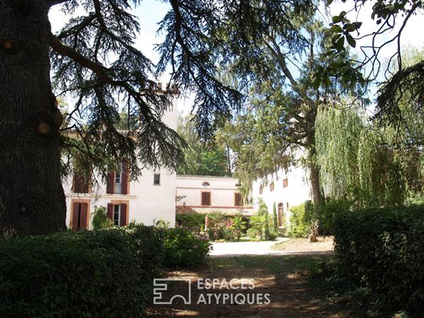 Château aux inspirations italiennes aux portes de Toulouse