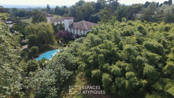 Château aux inspirations italiennes aux portes de Toulouse