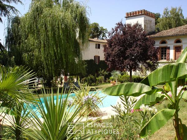 Château aux inspirations italiennes aux portes de Toulouse
