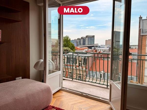 MALO - Appartement T3 d'exception entièrement rénové ? Secteur Opéra/Vieux-Lille