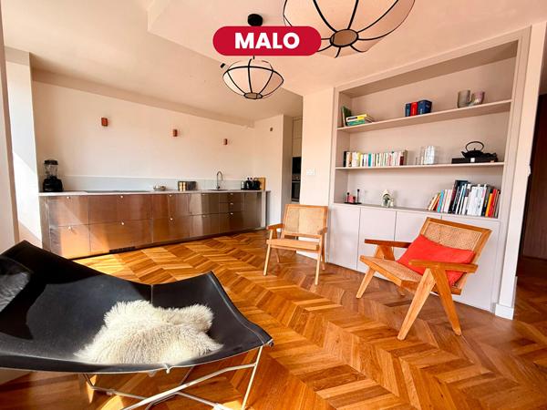 MALO - Appartement T3 d'exception entièrement rénové ? Secteur Opéra/Vieux-Lille