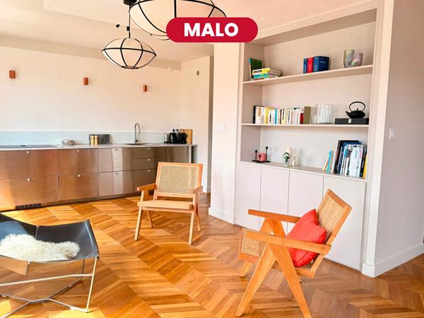 MALO - Appartement T3 d'exception entièrement rénové ? Secteur Opéra/Vieux-Lille