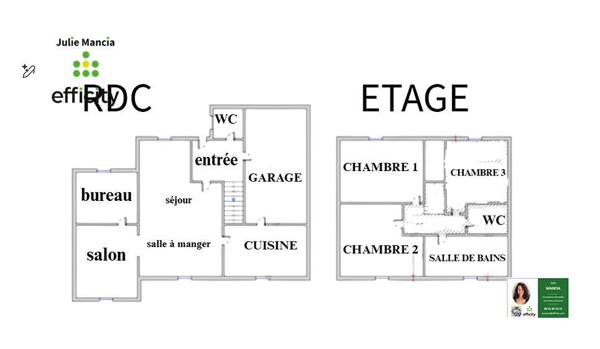 Maison 6 pièces - 122 m² Exclusivité efficity