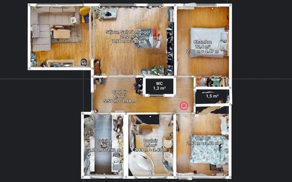 Appartement à vendre    3 pièces • 81,37 m2 Metz