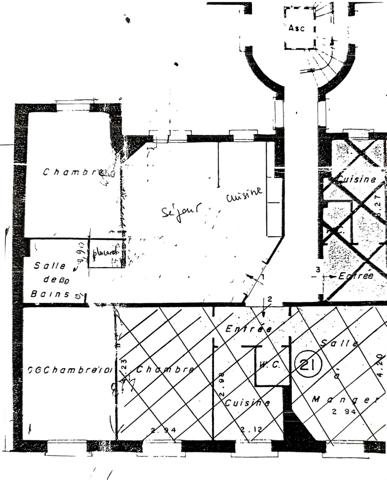 Appartement à vendre 3 pièces  (92)