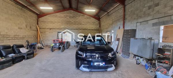 Maison familiale 3 chambres, garage,terrain,hangar