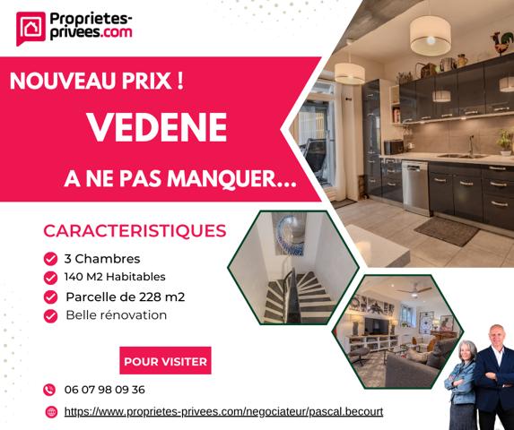 RARE- MAISON DE MAITRE Vedène centre 7 pièce(s) 144 m2, grand confort