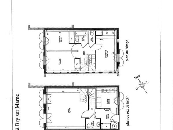 Location Maison 4 pièces 84.2 m² - 13 RUE FRANCHETTI Bry-sur-marne 94360