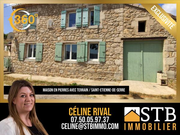 Maison de 85m2 habitables sur 1153m2 de terrain