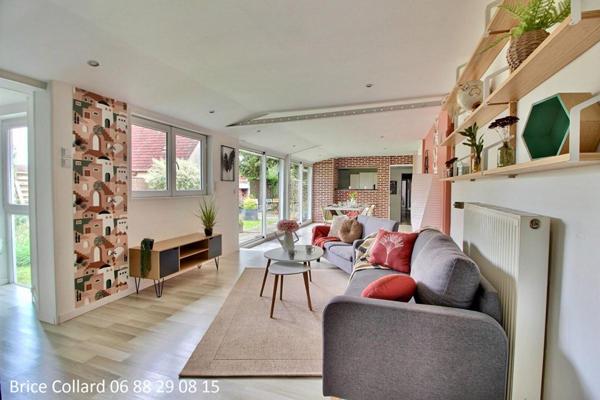 60180 NOGENT SUR OISE Maison de plain-pied 4 chambres jardin atelier