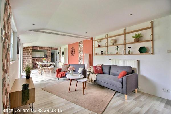 60180 NOGENT SUR OISE Maison de plain-pied 4 chambres jardin atelier