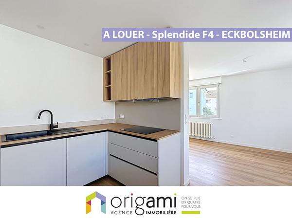 ECKBOLSHEIM - Splendide F4 rénové Eckbolsheim