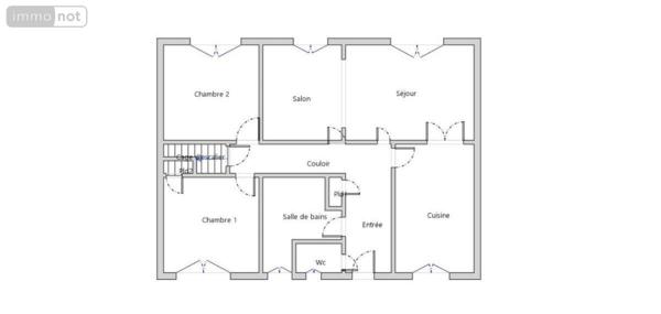 Maison à vendre à Le Mans dans la Sarthe (72000), ref : 72120-1010