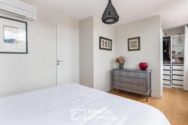Loft avec vue panoramique sur les toits de Toulouse