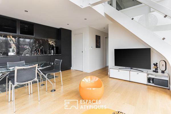 Loft avec vue panoramique sur les toits de Toulouse