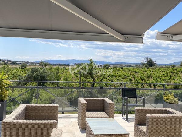 Narbonne Villa contemporaine avec piscine et vue panoramique sur les vignes