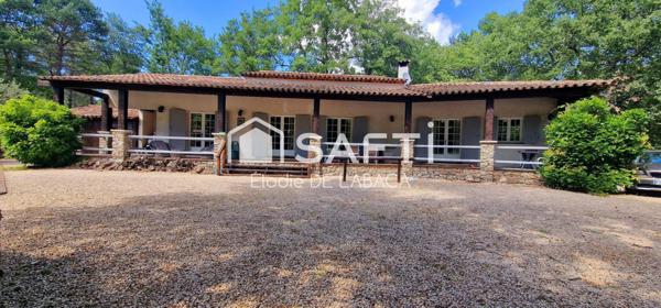 RANCH 182 M2 AVEC PISCINE ET ECURIE A TOURRETTES