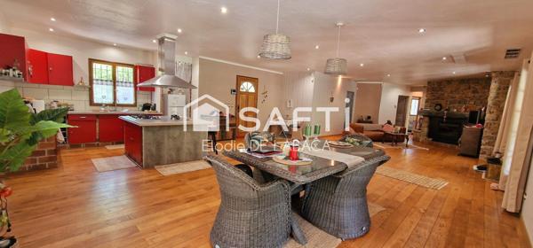 RANCH 182 M2 AVEC PISCINE ET ECURIE A TOURRETTES