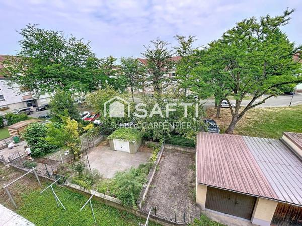 Bel appartement de 61m2 avec une extension possible de 13m² (25m² au sol) et un jardin de 55m²