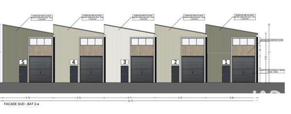 Local d’activité à vendre 223 m² Chevry-Cossigny