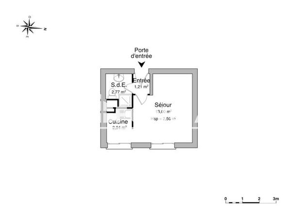Location Studio 19.62 m² - 14 AVENUE DE LA TERRASSE Juvisy Sur Orge 91260