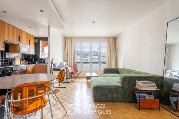 Appartement d’architecte avec balcons