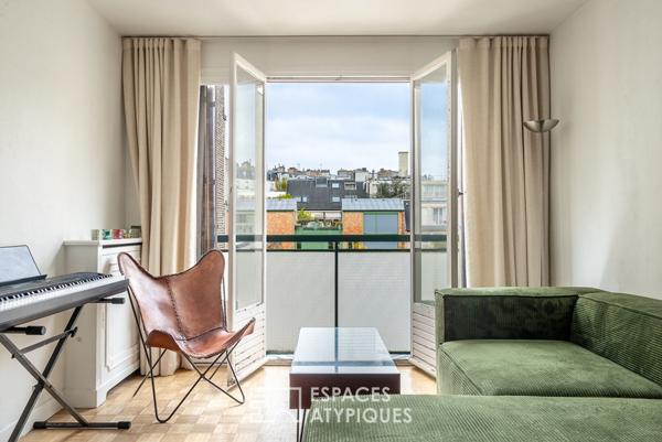 Appartement d’architecte avec balcons