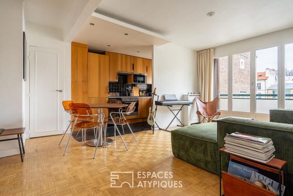 Appartement d’architecte avec balcons