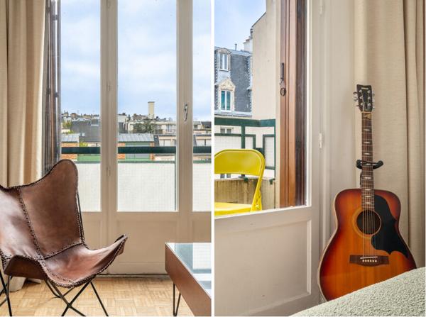 Appartement d’architecte avec balcons