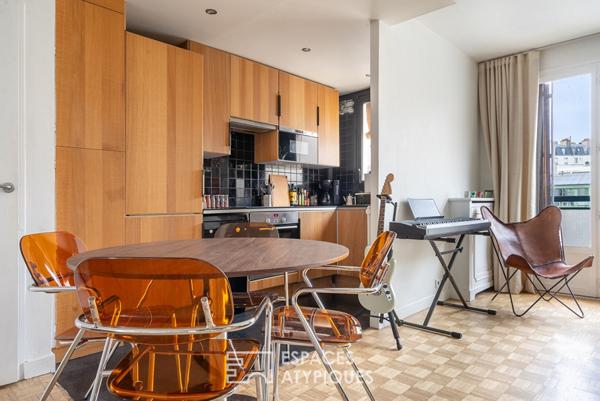 Appartement d’architecte avec balcons