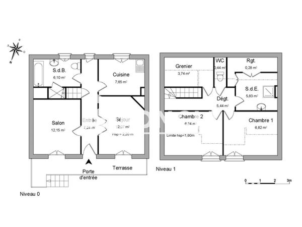Location Maison 4 pièces 70.86 m² - 4 RUE DES BAS DES SABLES Poitiers 86000