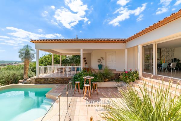 Saint-Gély-du-Fesc (34980) Maison familiale de Plain-pied avec vue dégagée à 15 min de Montpellier – Environnement exceptionnel