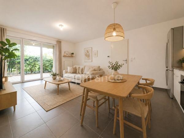 Appartement à vendre 3 pièces BORDEAUX CHARTRONS (33) - Jardin 110m2, terrasse, parking, cellier