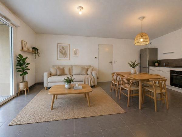 Appartement à vendre 3 pièces BORDEAUX CHARTRONS (33) - Jardin 110m2, terrasse, parking, cellier