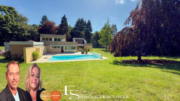 Maison d’architecte d’exception – 304 m² habitables sur 2,7 ha arborés – Changé (72560), aux portes du Mans