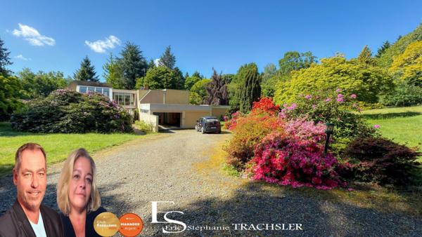 Maison d’architecte d’exception – 304 m² habitables sur 2,7 ha arborés – Changé (72560), aux portes du Mans