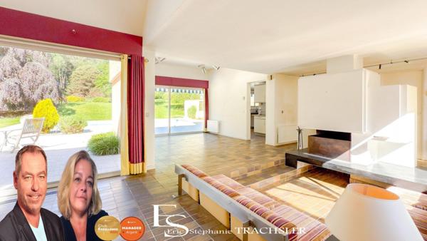 Maison d’architecte d’exception – 304 m² habitables sur 2,7 ha arborés – Changé (72560), aux portes du Mans