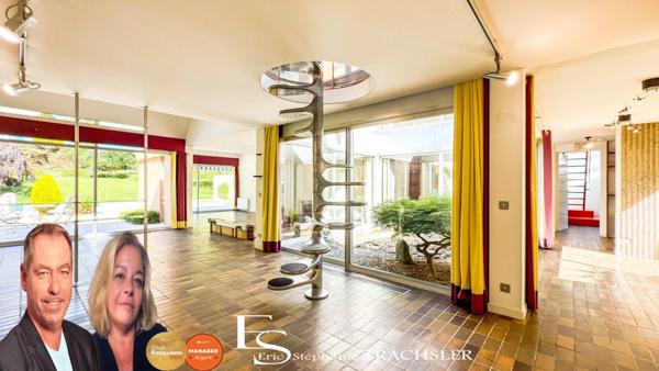 Maison d’architecte d’exception – 304 m² habitables sur 2,7 ha arborés – Changé (72560), aux portes du Mans